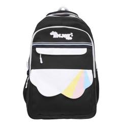 Rucksack Mit Großer Kapazität Für Studenten Schule Rucksack Damen Laptop Rucksack Modisch Lässig Tagesrucksäcke Mädchen Reiserucksack von DINSOAVR