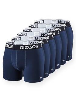 DIXXSON Basic Men Underwear 6er Pack Boxershorts Herren (XL, Navy) von DIXXSON