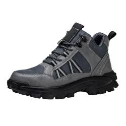 DKLOVIFU Arbeitsschuhe Herren S3 Leicht Arbeitsschuhe S1 Leicht Boat Shoes Men Arbeitsschuhe Herren Weiß Wasserdichte Boots Damen Winter Arbeitsschuhe Winter Damen Overall Wasserdicht Herren von DKLOVIFU