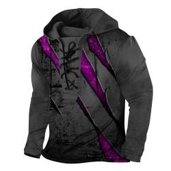 DKLOVIFU Kapuzenpullover Pullover Fuer Herren Sale Kapuzenpullover für Herren Kapuzenjacke Herren Metal Blend Hoodie Herren Strickjacke mit Kapuze Strickjacke mit Kapuze von DKLOVIFU