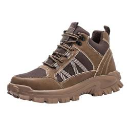 DKLOVIFU Trekkingschuhe Damen Wasserdicht Damen Arbeitsschuhe Shift Schuhe Warme Schuhe Herren Sicherheitsschuhe S3 Winter Gefütterte Arbeitsschuhe Damen Overall Wasserdicht Herren von DKLOVIFU