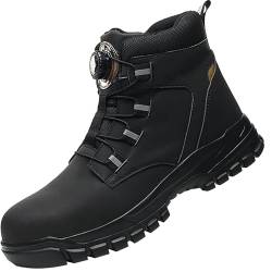 Winterschuhe Herren Arbeitsschuhe Herren Winter Arbeitsschuhe Herren Stahlkappe Damen Sicherheitsschuhe S1 Winter Arbeitsschuhe Männer Boots Damen Winter Wasserdicht Overall Wasserdicht Herren von DKLOVIFU