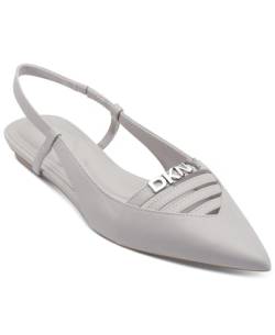 DKNY Damen Mikado-Slingback Everyday gepolsterte Innensohle Schuhe Pumps, Weiß (Soft White), 42 EU von DKNY