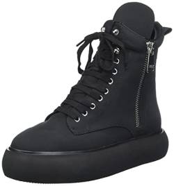 DKNY Damen Women's Womens Shoes Aken Sneaker Boot W/Inside Zip, Black, 40 EU von DKNY