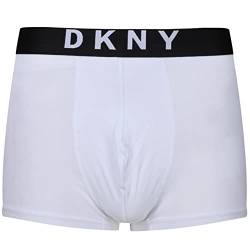 DKNY Men's Boxer Briefs, White, L (3er Pack) von DKNY