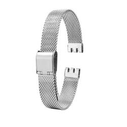 DKWOIS 12MM 17 19MM Milanaise-Band Kompatibel mit Swatch Metallarmband Konkav-konvexe Uhrenkette YVS401G YVS405G Herren- und Damen-Stahlarmband(12mm-silver,12mm) von DKWOIS