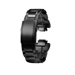 DKWOIS Kompatibel mit dem Uhrenarmband G-SHOCK GST-B400, konvex, massives Edelstahl-Uhrenarmband, Herren-Armband mit Metallmodifizierung, Armbandzubehör(Noir) von DKWOIS