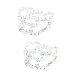 DOITOOL 2st Stirnband Tiara Kopfschmuck Brautkopfbedeckung Damen Haarseil Hochzeit von DOITOOL