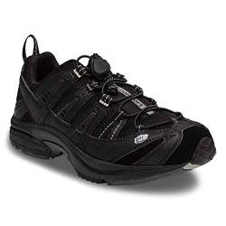 Dr. Comfort Performance Herren Therapeutischer Sportschuh, schwarz, 44.5 EU von DR. COMFORT