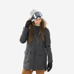 Snowboardjacke Damen Skijacke - SNB 500 dunkelgrau von DREAMSCAPE