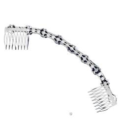 Braut Kopfschmuck Braut Haarkamm for Frauen Stirnband Hochzeit Haarschmuck 1St(HS-J6671S) von DSENNY