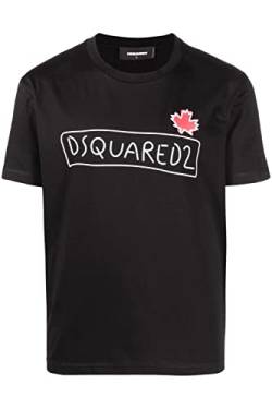 DSQUARED2 Herren T-Shirt supercrew Black M von DSQUARED2