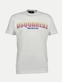 DSQUARED2 Ombré Logo Shirt, Größe M von DSQUARED2