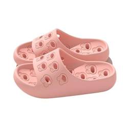 DTACBNEUZ Cloud-Hausschuhe für Damen Schöne gepolsterte Hausschuhe mit dicker Sohle und Kissen for Damen, Hausrutschen, Duschsandalen mit Drainagelöchern Slider-Hausschuhe für die Dusche(Pink,39-40) von DTACBNEUZ