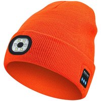 DTC GmbH Strickmütze Strickmütze Bluetooth Beanie Mütze mit Licht (Strickmütze Bluetooth Beanie Mütze mit Licht,Stirnlampe Mütze mit Kopfhörer USB aufladbar(  1 Stück) Stirnlampe Mütze mit Kopfhörer USB aufladbar(  1 Stück) von DTC GmbH