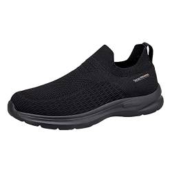 DUHGBNE Turnschuhe für Herren Arch Support Slip-On Mesh Hausschuhe Für Frauen Luftkissen-Wanderschuhe Schuhe Walking Diabetic Gym Meladen Sale Shoes rutschfeste Schuhe Herrenschuhe von DUHGBNE