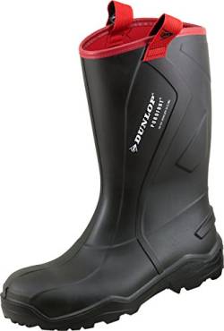 Dunlop Purofort + Rugged Gummistiefel,Arbeitsstiefel,Regenstiefel,Baustiefel (46) von DUNLOP