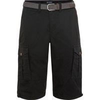 DUNMORE Cargohose "Benno", Bermudalänge, Baumwolle, für Herren, schwarz, 40 von DUNMORE