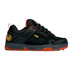 DVS Herren Comanche Sneaker, Black Yellow Fiery Red Nubuk, 43 EU von DVS