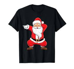 Dabbing Santa Xmas Dancing Girls Boys Kids Christmas Gifts T-Shirt von Dabbing Santa Xmas Lights Girl Boy Kid by GnineZa