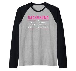 Dackel Hund T-Shirt | Dackel Tee | Hoodie Raglan von Dachshund Dog gift Store