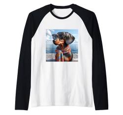 Dackel Shirt Weiner Dog Mom Dad Love Doxie Puppy Cute Tee Raglan von Dachshund Gifts and Doggie Shirts