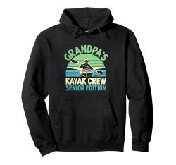 Kajak Opas Echter Opa Go Kajak Lustig Paddeln Pullover Hoodie von Dad Sarcastic Kayak Lover Kayaker Sarcasm Vintage