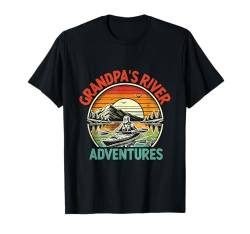 Kajak Opas Echter Opa Go Kajak Lustig Paddeln T-Shirt von Dad Sarcastic Kayak Lover Kayaker Sarcasm Vintage