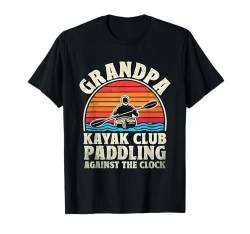 Kajak Opas Echter Opa Go Kajak Lustig Paddeln T-Shirt von Dad Sarcastic Kayak Lover Kayaker Sarcasm Vintage