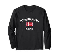 Copenhagen Dänemark Vintage Dänische Flagge Stolzer Däne Langarmshirt von Dänische Stolz Danmark Dänemark Geschenke