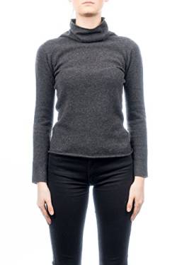 Dalle Piane Cashmere - Rollkragenpullover 100% Kaschmir, Made in Italy - Frau; Farbe: Anthrazit, Größe: L von Dalle Piane Cashmere