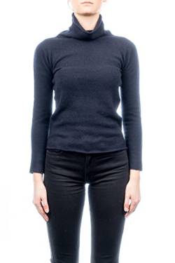 Dalle Piane Cashmere - Rollkragenpullover 100% Kaschmir, Made in Italy - Frau; Farbe: Blau, Größe: 3XL von Dalle Piane Cashmere