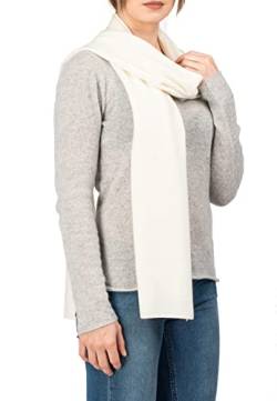 Dalle Piane Cashmere - Schal aus Kaschmir-Gemisch - Made in Italy - Damen, Farbe: Creme, Einheitsgröße von Dalle Piane Cashmere