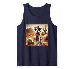 Dalmatiner-Shirt, gepunktet, Hund, Mutter, Vater, Damen, Herren, Kinder Tank Top von Dalmatian Gifts and Doggie Shirts