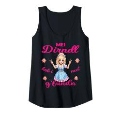 Damen Mei Dirndl Mädchen Lausmadl Ersatz Dirndl Kinder Tracht Tank Top von Damen Bluse Trachtenshirts bayrische Kostüm Wasen