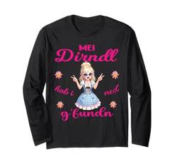 Mei Dirndl Mädchen Lausmadl Ersatz Dirndl Kinder Tracht Langarmshirt von Damen Bluse Trachtenshirts bayrische Kostüm Wasen