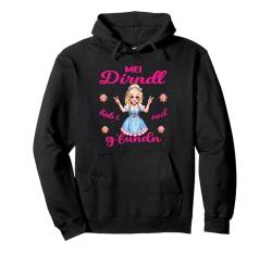 Mei Dirndl Mädchen Lausmadl Ersatz Dirndl Kinder Tracht Pullover Hoodie von Damen Bluse Trachtenshirts bayrische Kostüm Wasen