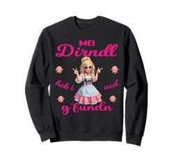 Mei Dirndl Mädchen Lausmadl Ersatz Dirndl Kinder Tracht Sweatshirt von Damen Bluse Trachtenshirts bayrische Kostüm Wasen