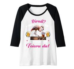 Damen Dirndl Trachten Damen Flamingo Oktoberfest Dirndl Volkfest Raglan von Damen Trachtenshirts bayrische Tracht Bluse Kostüm