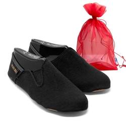 DanzaVinci Bleyer Voltigierschuh 2755 mit Chiffonbeutel, Schwarz, 39, Gymnastikschuhe rutschfest von DanzaVinci