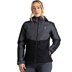 Dare 2b Damen Climatise Jacke, Ebenholz/Schwarz, 38 von Dare 2b