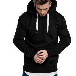 Darringls Hoodie Herren Kapuzenpullover 2024 Winter Warm Freizeit Pullover Langarm Kordelzug Sweatshirt Männer Kapuzenpulli Hooded Sweat von Darringls