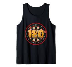 Dart Spieler 180 Darten Darts Liebhaber Darts Hobby Tank Top von Darten Geschenk Dart Shirt Darten Geschenkidee