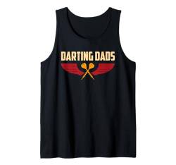 Dart Spieler DARTING DADS Darts Lovers Fathers Tank Top von Darten Geschenk Dart Shirt Darten Geschenkidee