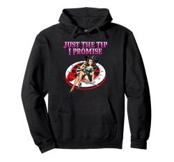 Dartspielerin JUST THE TIP I PROMISE Lustiges Darts Pullover Hoodie von Darten Geschenk Dart Shirt Darten Geschenkidee