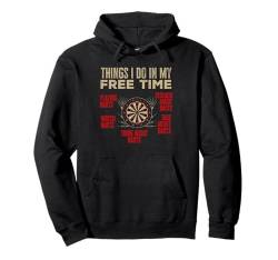 Lustiges Darts Technik Ist Top Secret Dart Spieler Pullover Hoodie von Dartspieler Dart Geschenke