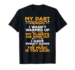 Lustiges Darts Technik Ist Top Secret Dart Spieler T-Shirt von Dartspieler Dart Geschenke