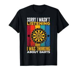 Lustiges Darts Technik Ist Top Secret Dart Spieler T-Shirt von Dartspieler Dart Geschenke