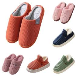 Dasongff Hausschuhe Damen PlüSch,Pantoffeln Damen Winter,Weich Warme Filzpantoffeln Extra Weit Casual Filzhausschuhe Winter Slippers Klassische Puschen MäNner Geschenke Weihnachten von Dasongff