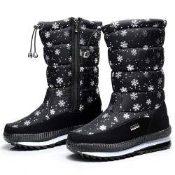 Dasongff Schneestiefel, Winterschuhe Warm Erwachsene Herren Damen Winterstiefel Kurzschaft Boots Stiefel Outdoor Winter Stiefeletten von Dasongff